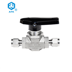 304 316 stainless steel Compression 1/4" 3/8" 1/2" 3/4" 1" 1-1/4" 1-1/2" dn15 dn20 dn25  shutoff  Ball Valve for water oil air