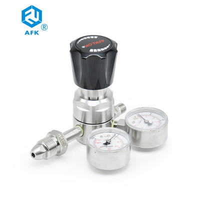 4000psi Single Stage High Pressure Gas Regulator Nitrogen Gas Regulator CO2 Regulator Valve Inlet Connection CGA590