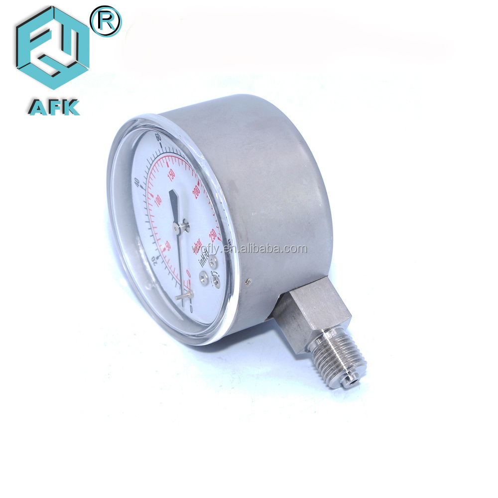 Top Quality ss316 Propane Gas lpg High Pressure Gauge