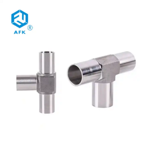 Stainless steel fittings 304 Tee Pipe Weld 1/8in 1/4in 3/8in 1/2in