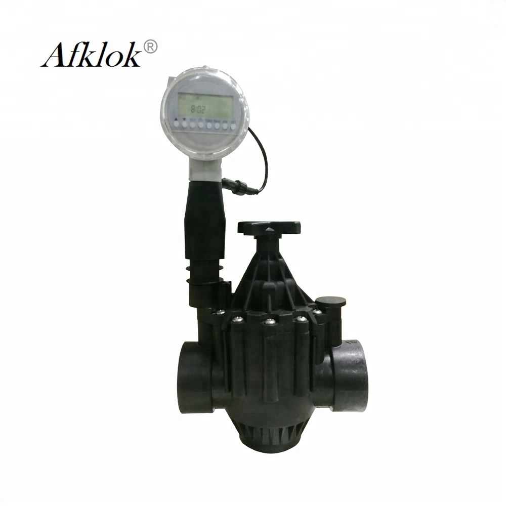 Water 2inch Irrigation Electric Valve With Solar Power Timer