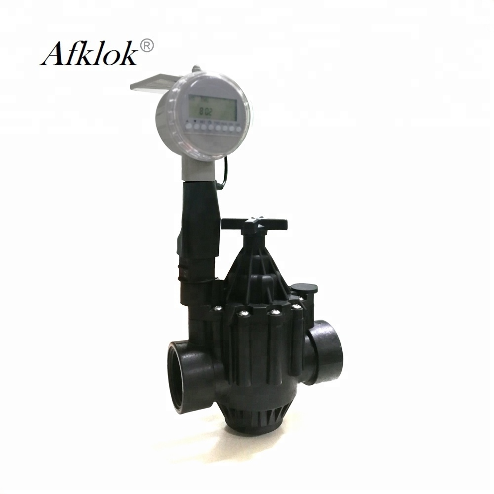 Water 2inch Irrigation Electric Valve With Solar Power Timer