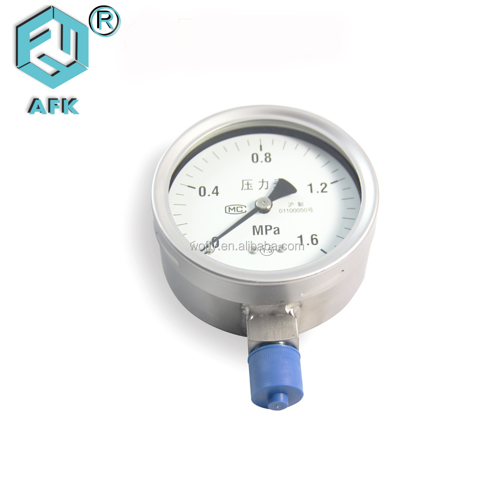 Top Quality ss316 Propane Gas lpg High Pressure Gauge