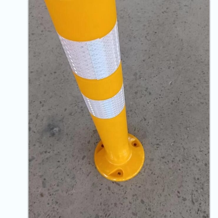 Ecuador hot sell yellow and white high quality PE SECURITY COLUMN warning post