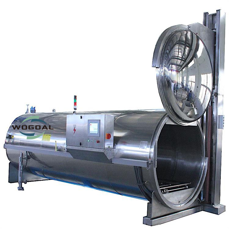 Industrial commercial pressure canner bottle pouched food vegetable meat gruel sterilizer retort machine