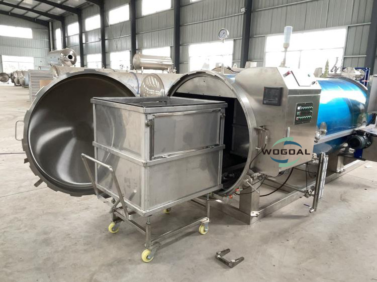 Factory price autoclave retort commercial pressure canner bottle pouched food vegetable meat gruel sterilizer