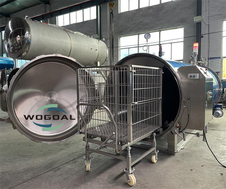 Wogoal Pressure Cooker Canned Sardines Food Retort Machine for Canning Factory