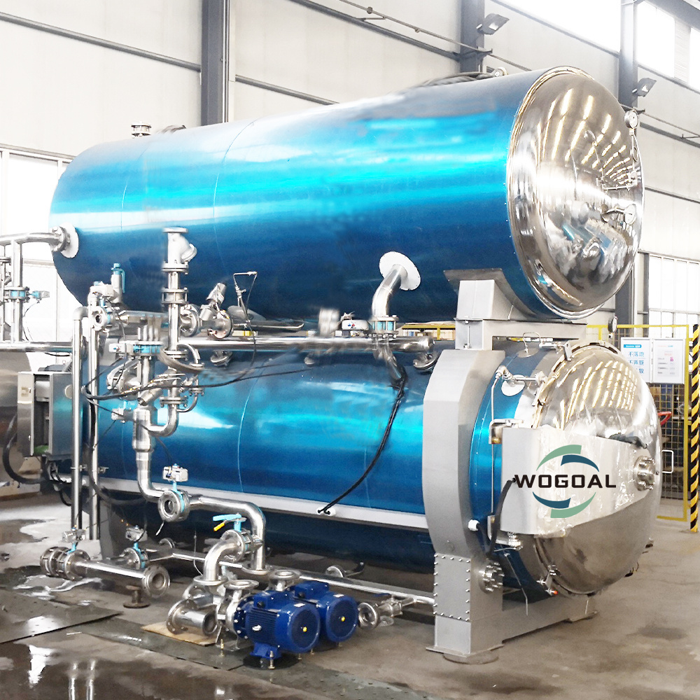 High Pressure 121 degree Food Processing Retort / Horizontal Steam Sterilizer / Autoclave