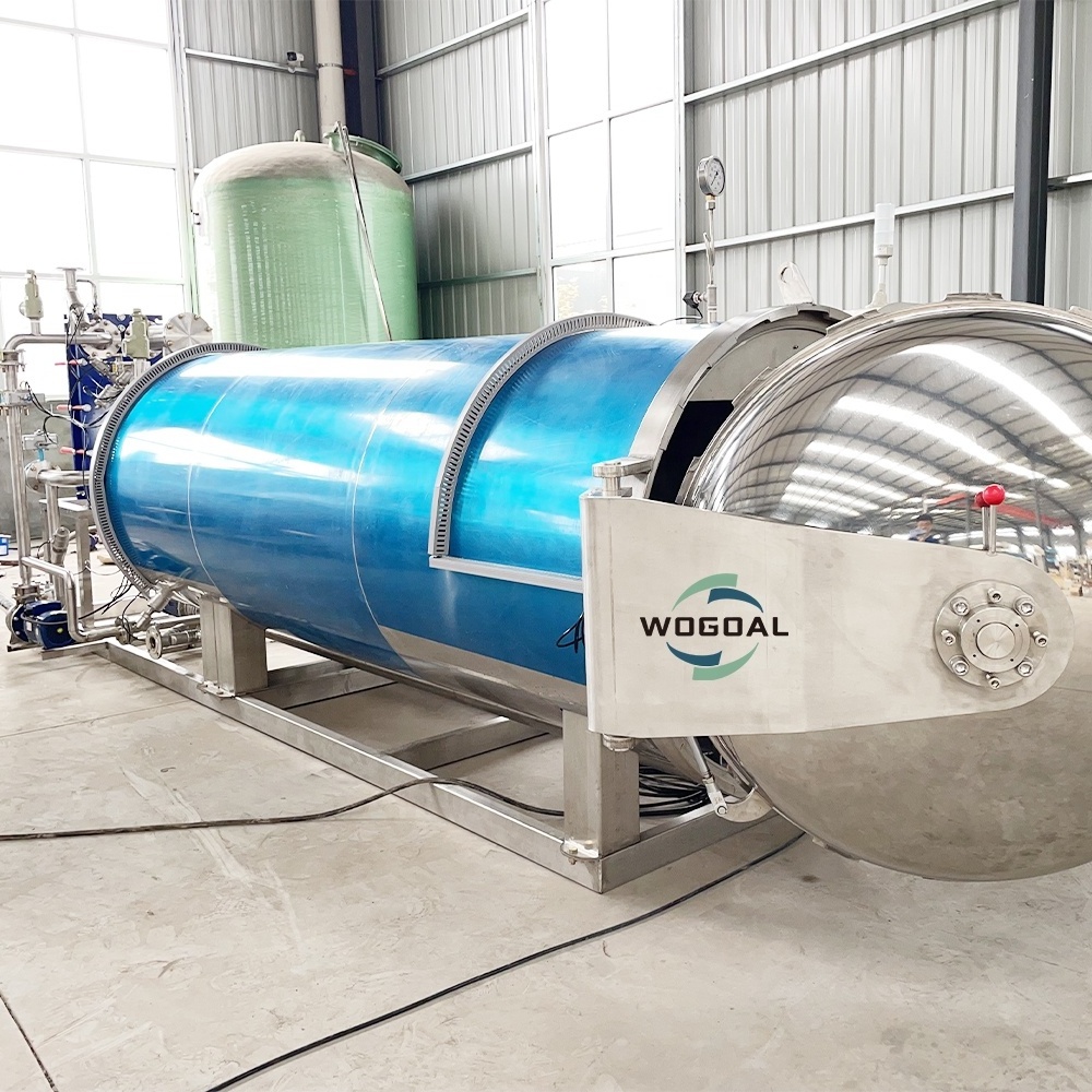 High Pressure 121 degree Food Processing Retort / Horizontal Steam Sterilizer / Autoclave