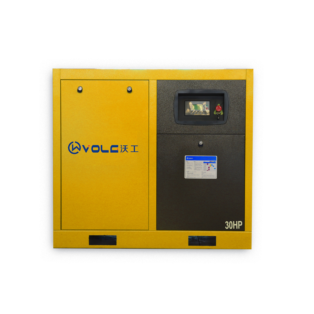 Electric silent oil free 7.5kw 15kw 22kw 37kw screw air compressor 8bar with CE