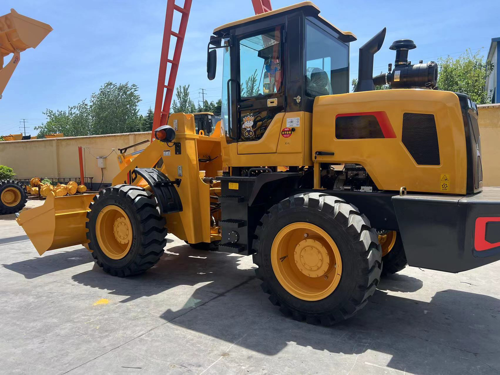 Mini telescopic loader mini tractor with loader and excavator loader tire