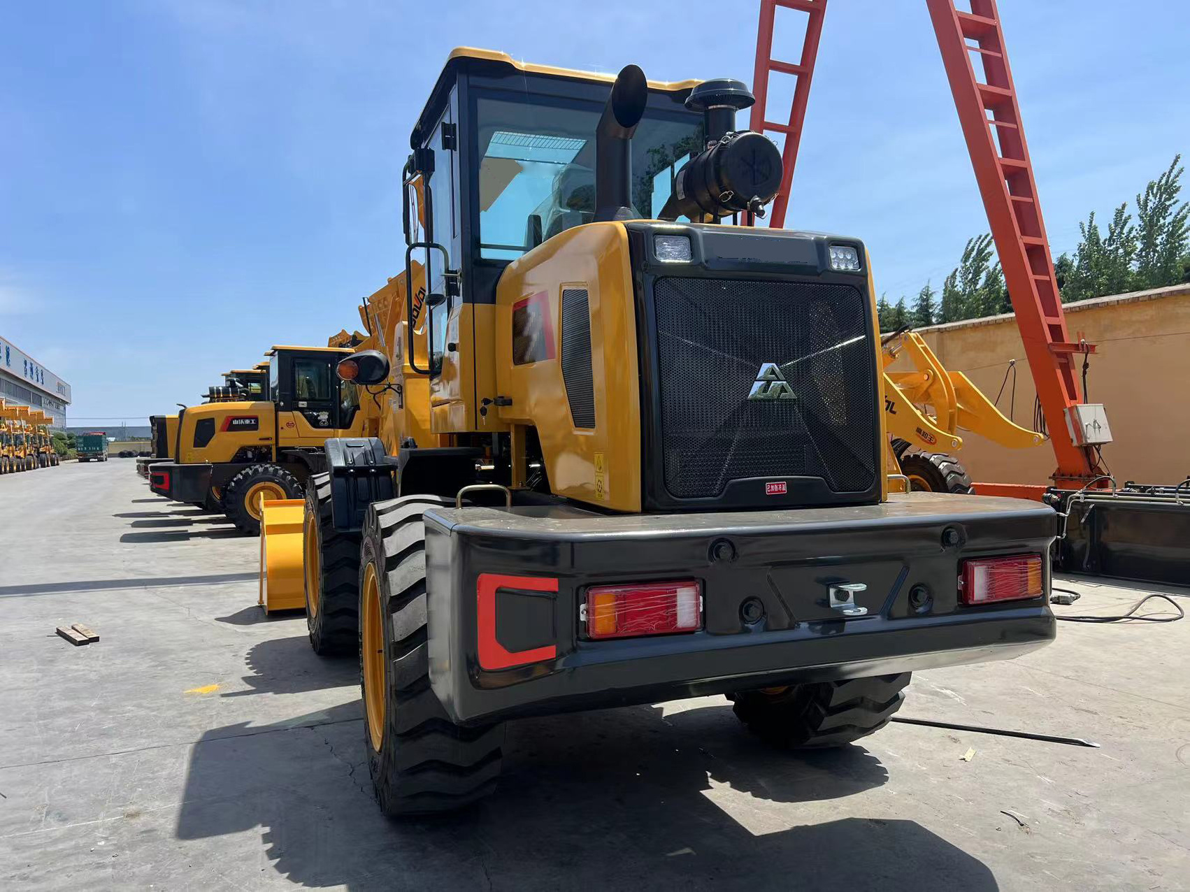 Mini telescopic loader mini tractor with loader and excavator loader tire