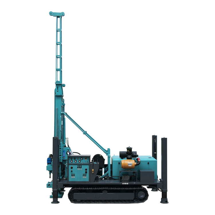 FD 300m remote controlled steel crawler hydraulic rotary core soil drilling rig for sale