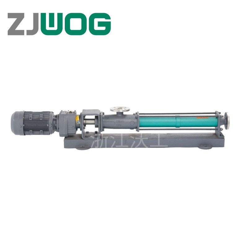 Associat Netzsch Single Progressing Cavity Pump with Gear reducer long-life helical rotor mono screw oil slurry sludge pumps