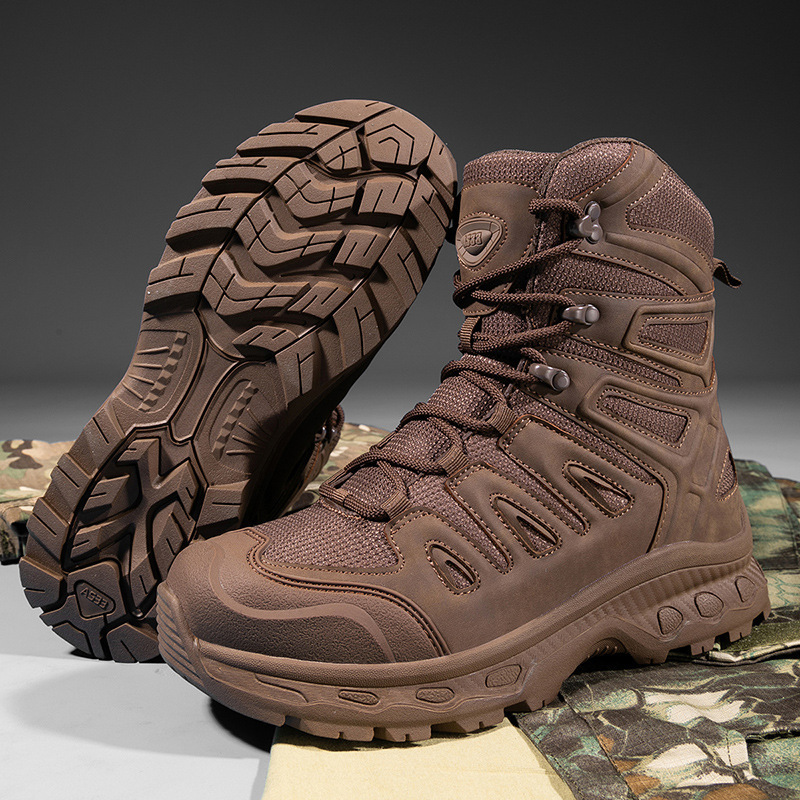 Wholesale Outdooroot Hiking Combat Besert Boots Training Mens Tactical Boots for men Stactical boots black