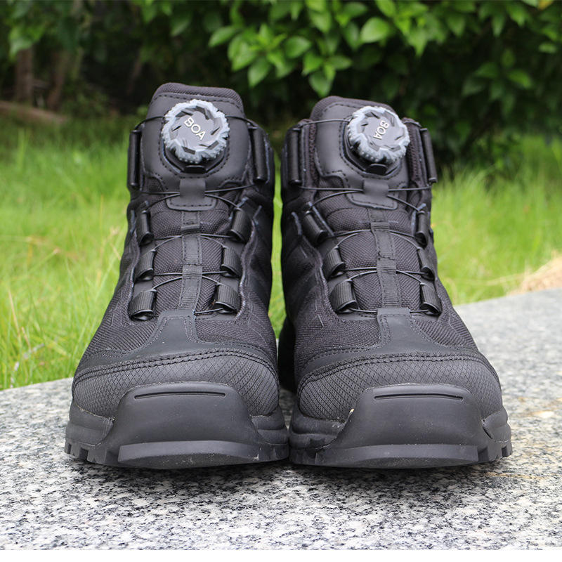 wholesale and retail waterproof hiking shoes for men breathable lightweight hiking boots combat boots