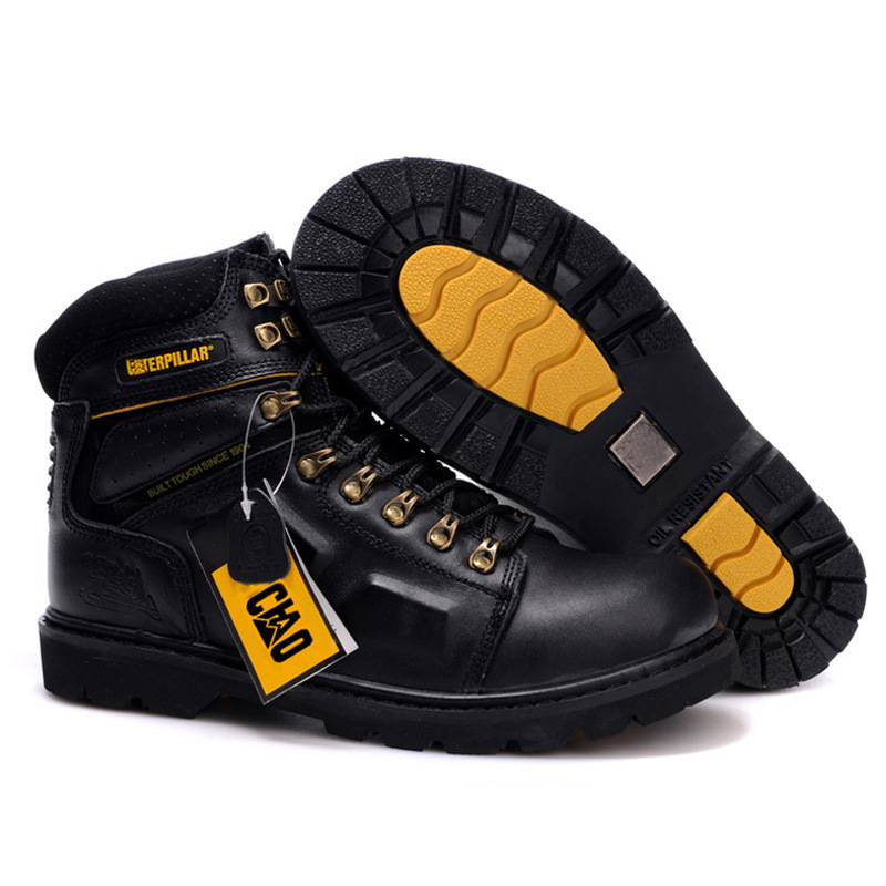 Best-selling industrial safety leather Martin Boots Men's high-top waterproof work boots