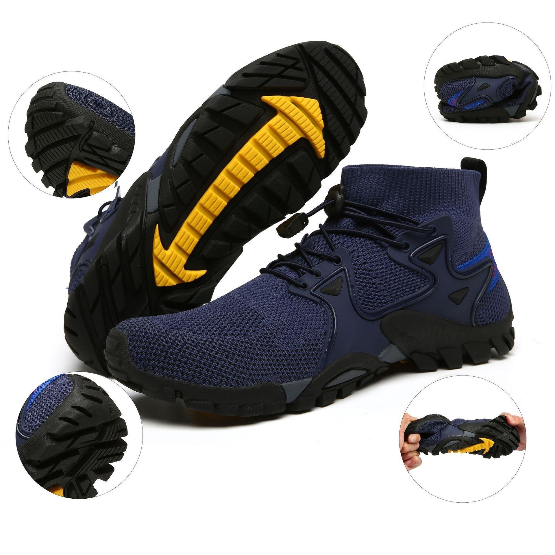 Anti-Slip Comfortable shoes waterproof outdoor mountain mesh climbing shoe sole hiking for men and woman shoes working