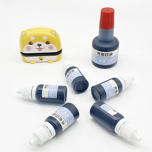 Fast delivery eco-friendly clothing stamp ink refill flash stamp ink for flash stamp