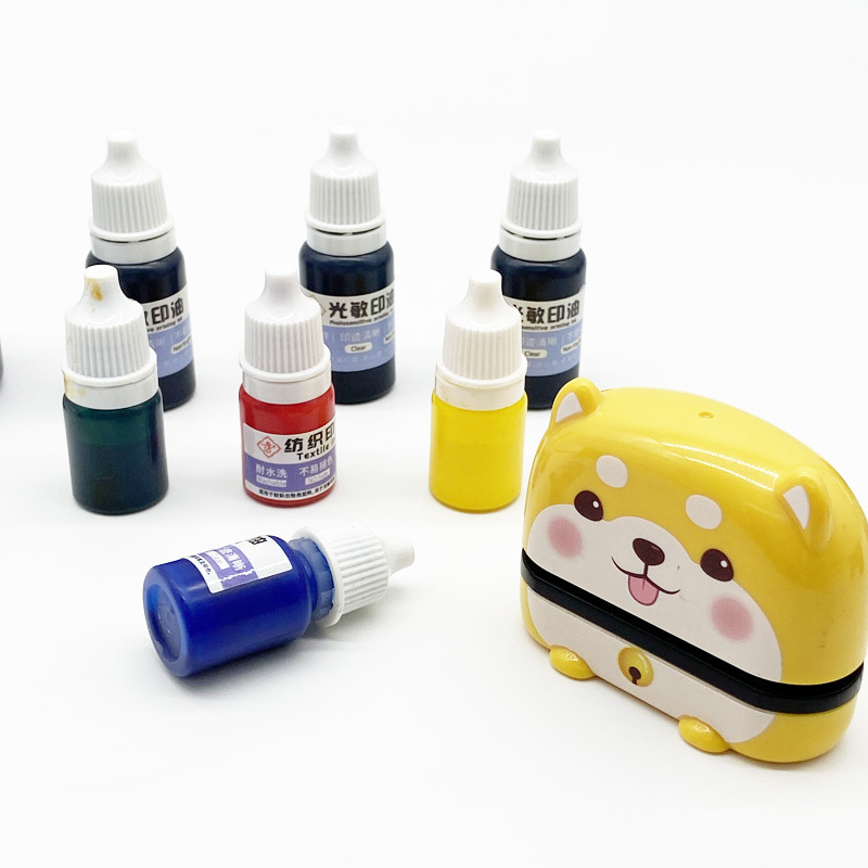 Wholesale eco-friendly clothing stamp ink refill flash stamp ink for flash stamp