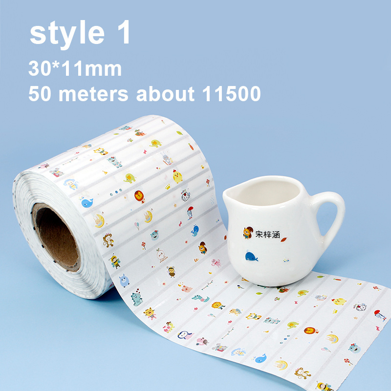 Factory manufacture various popular product name stickers personalized and customizable