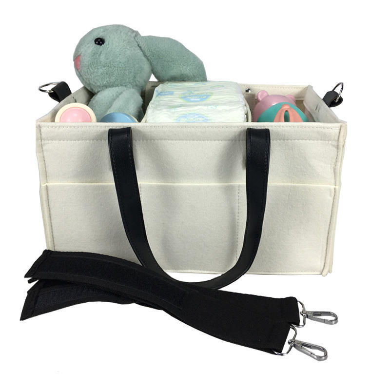 High capacity Custom fashion baby diaper bag custom baby bed diaper hanging storage bag crib organizer