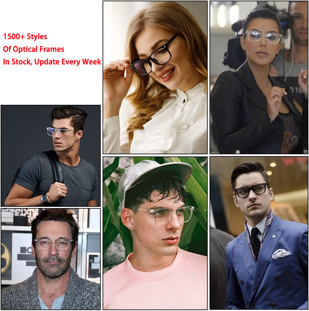 Wholesale Price Acetate Full Frame Round Eye Glasses Frames Eyewear Eyeglass Frames For Men Women