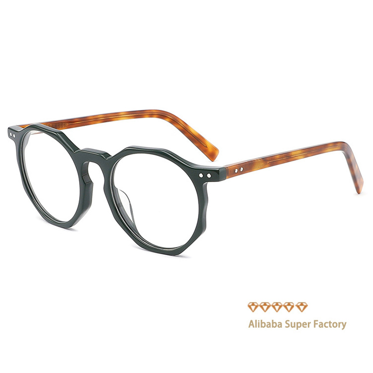 Wholesale Price Acetate Full Frame Round Eye Glasses Frames Eyewear Eyeglass Frames For Men Women