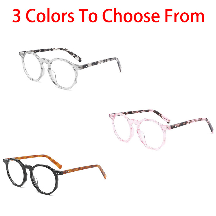 Wholesale Price Acetate Full Frame Round Eye Glasses Frames Eyewear Eyeglass Frames For Men Women