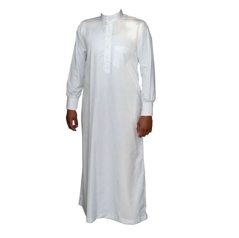 manufacture thobe men 100 polyester spun fabrics, saudi arabian thobe fabrics