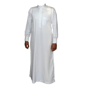 manufacture thobe men 100 polyester spun fabrics, saudi arabian thobe fabrics