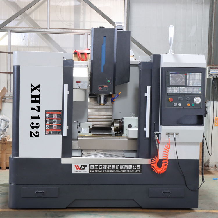 XK7132 Small vertical 3 axis benchtop cnc milling machine for sale