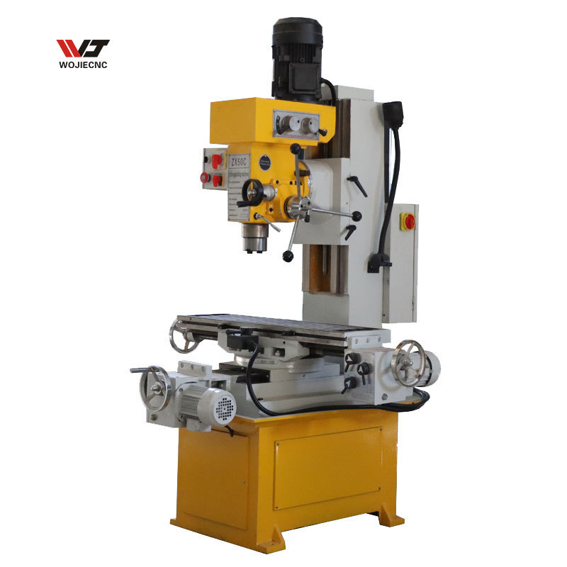 China vertical bench drilling milling machine ZX50C small horizontal milling machine for sale