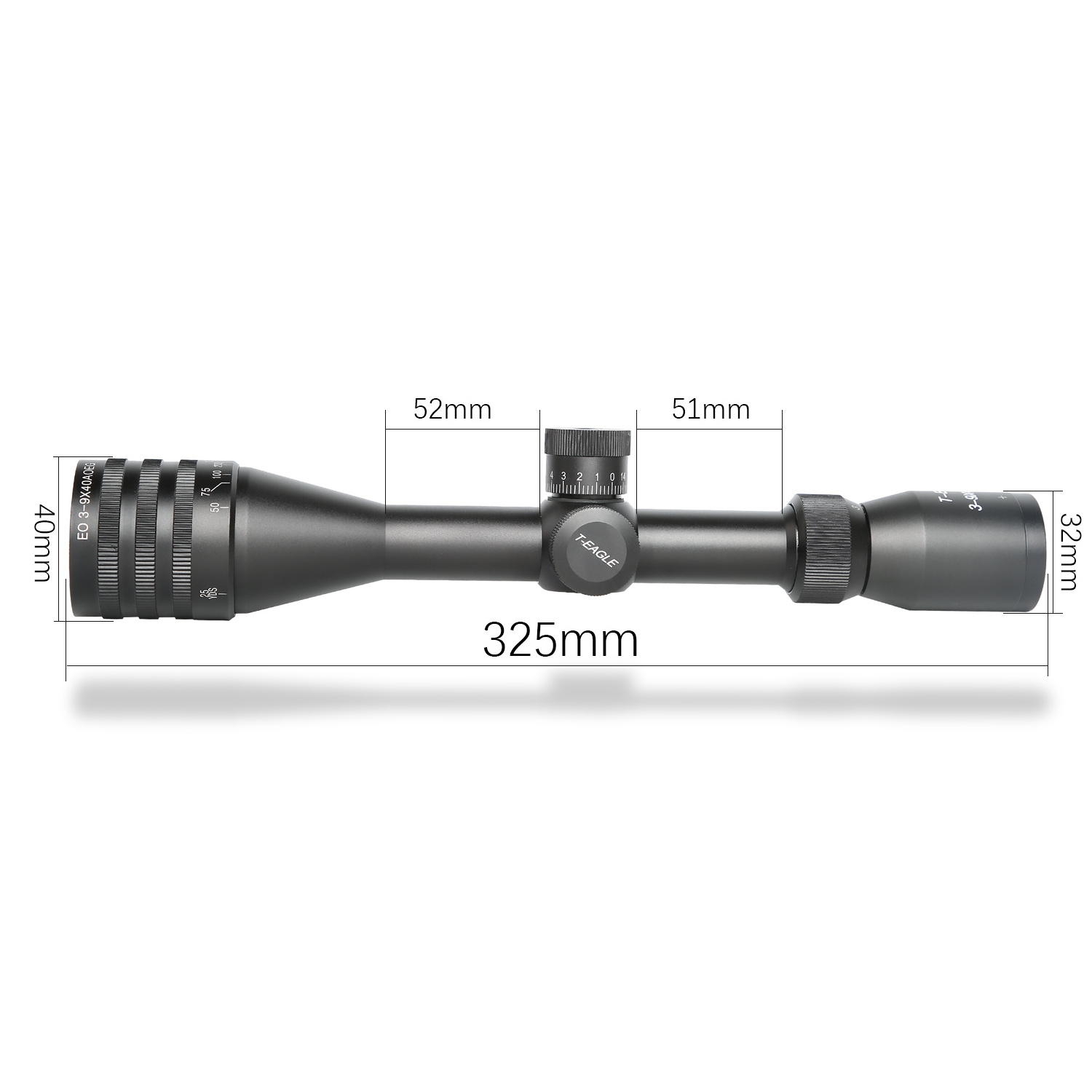 T-Eagle EO 4-16X44 AOEG HK Optics Scope With Mounts Red Dot Scope For Outdoor Series Reticle Optical Scope