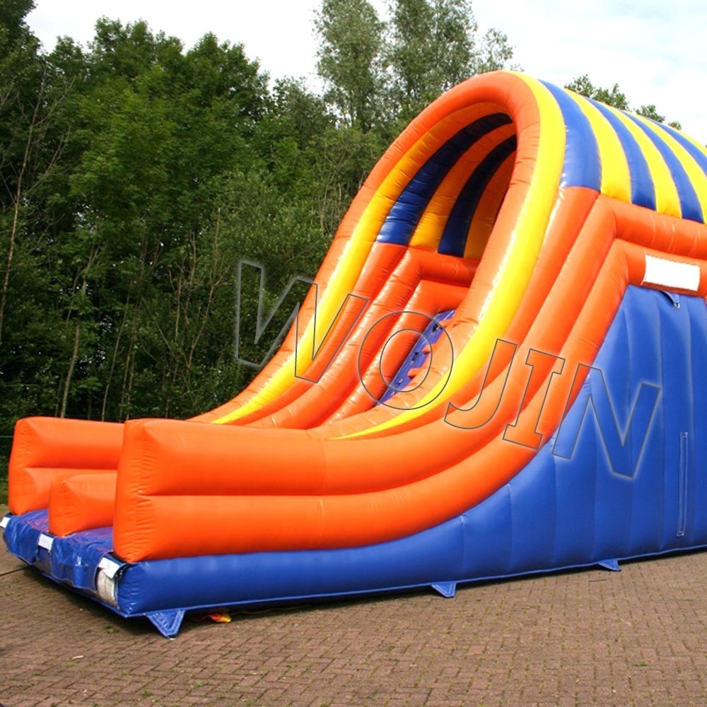 Customize inflatable water slide super slide with long water slip slide inflatable swimming pool for sale