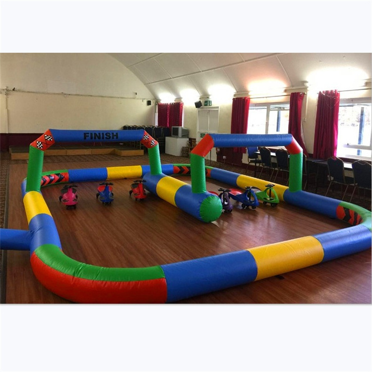 Professional factory wholesale inflatable race track inflatable fence for swing cars or toy car use for sale