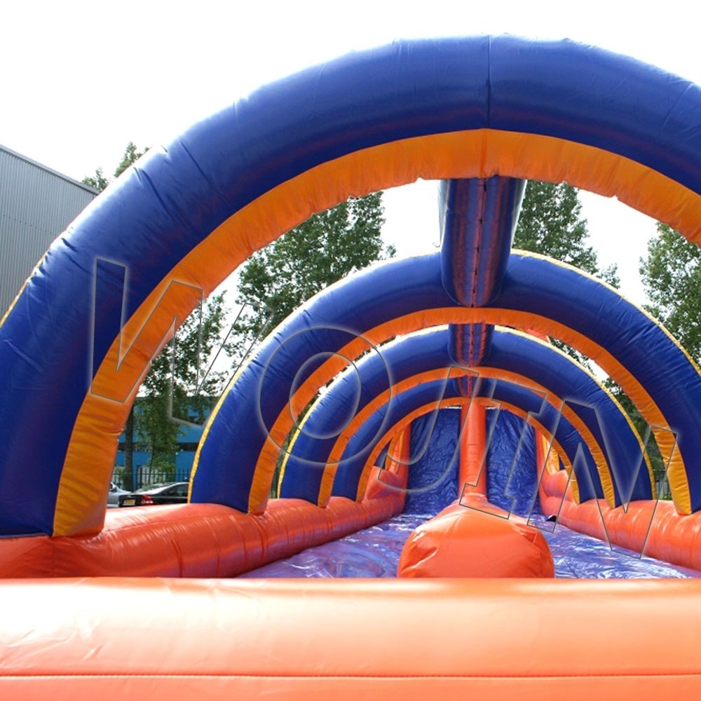 Customize inflatable water slide super slide with long water slip slide inflatable swimming pool for sale