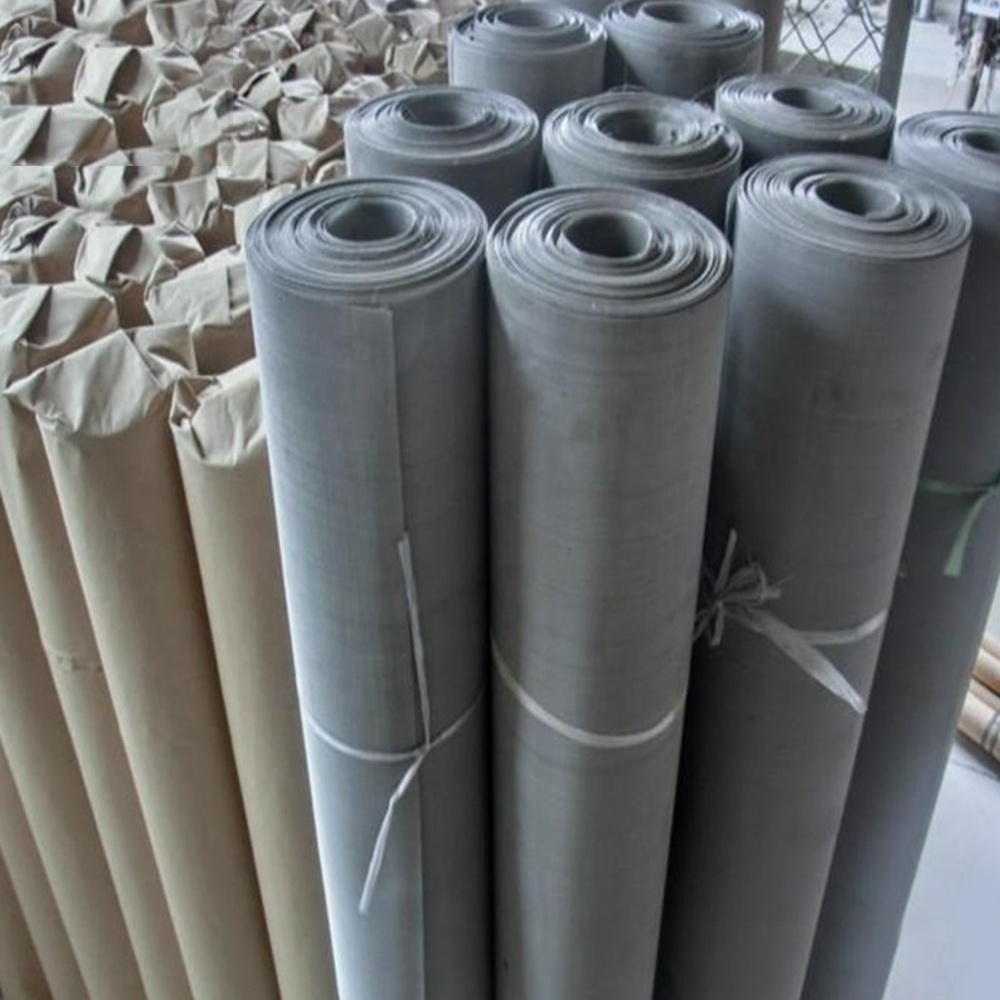 WOJUN Factory Ss Woven 304 / 304l / 316 / 316l Stainless Steel Wire Mesh