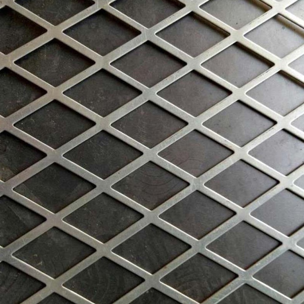 WOJUN factory outlet punched plate SS stainless steel perforated metal sheets mesh round holes