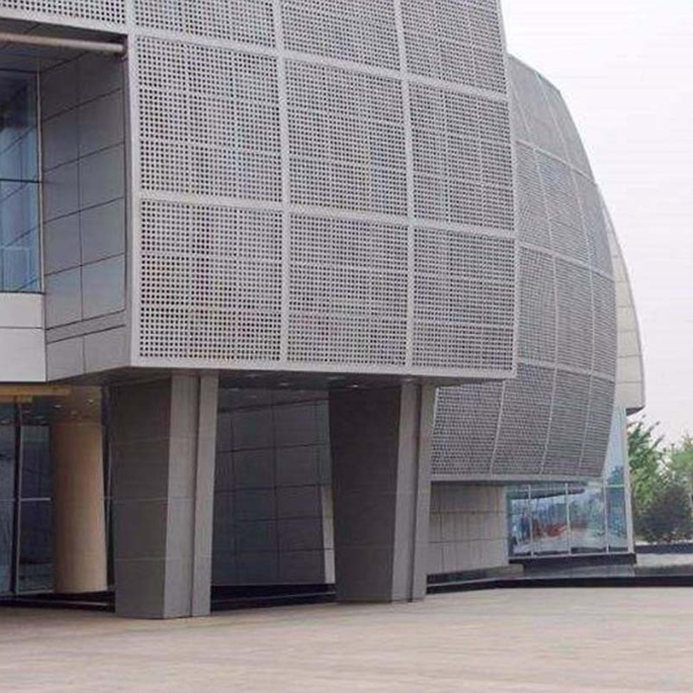 WOJUN factory outlet punched plate SS stainless steel perforated metal sheets mesh round holes