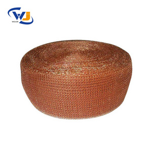 WOJUN Knitted Copper Mesh Roll Double Layer Copper Fabric Wool Hole Rat Rodent Control Copper Wire Mesh