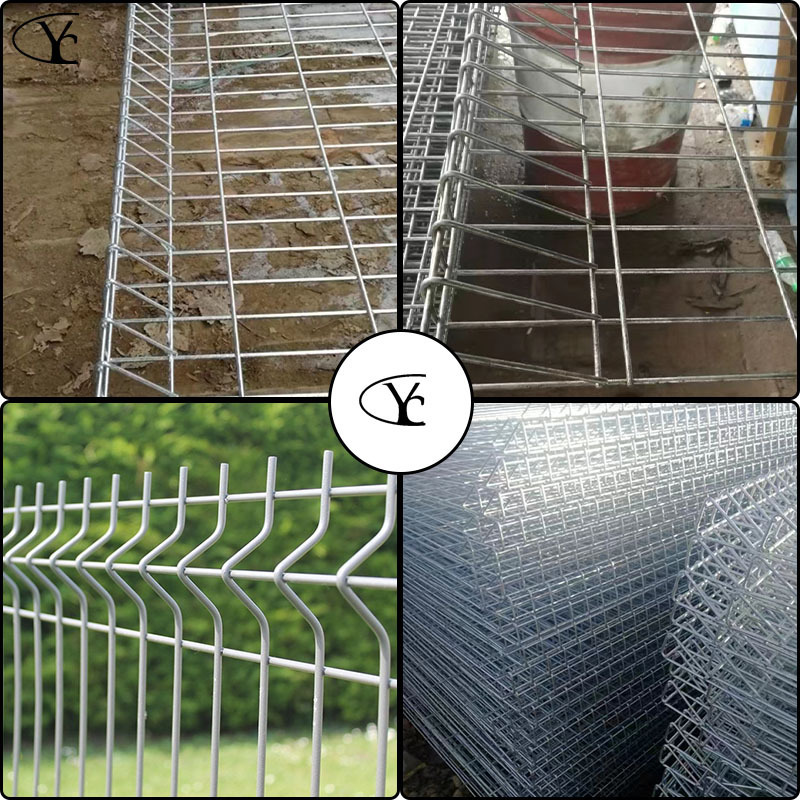 powder-coated hot-dip galvanized roll-top triangular bent electric welded wire guardrail BRC guardrail board Rolled mesh fence