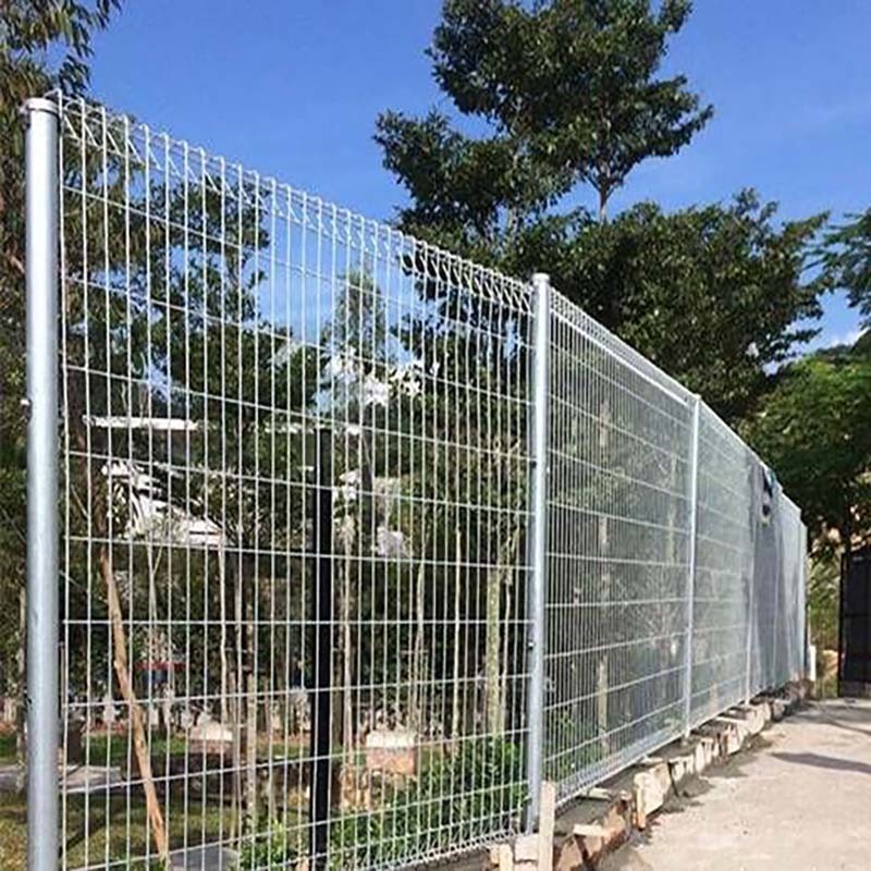 powder-coated hot-dip galvanized roll-top triangular bent electric welded wire guardrail BRC guardrail board Rolled mesh fence