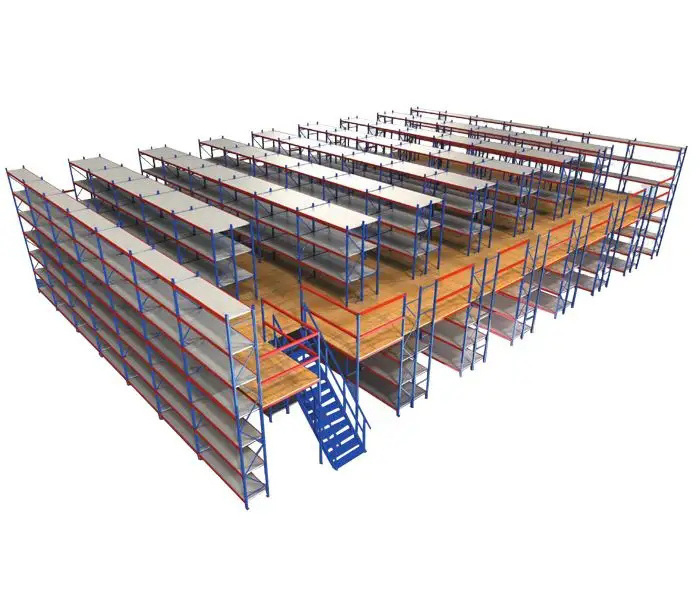 ISO Certificate Heavy Duty Stainless Steel Mezzanine floor Racking System for Warehouse Multi-storey Shelf Mezzanine Flooring Pl