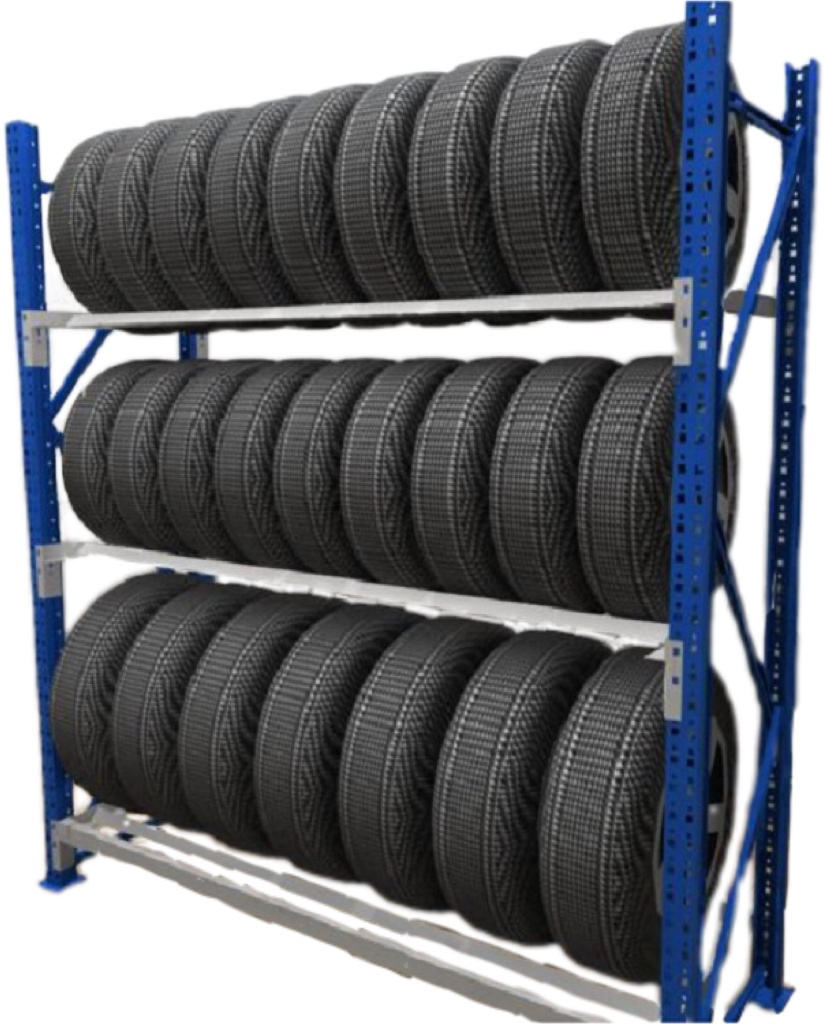 Tyre Storehouse Shelves  Garage 4 tier  stainless steel shelves