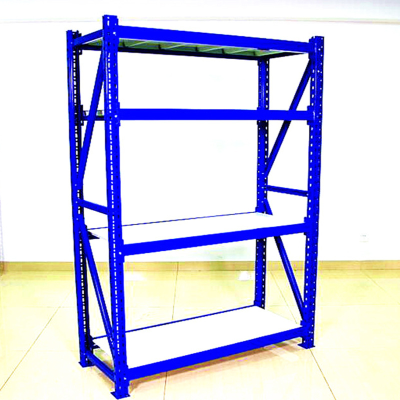 Heavy Duty 4 Tier Durable Garage Storage Shelving Unit Metal Warehouse Shelves Garage Long Span Rack