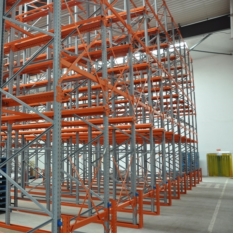 FIFO first in first out Drive thru racking system