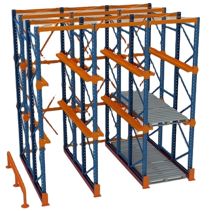 FIFO first in first out Drive thru racking system