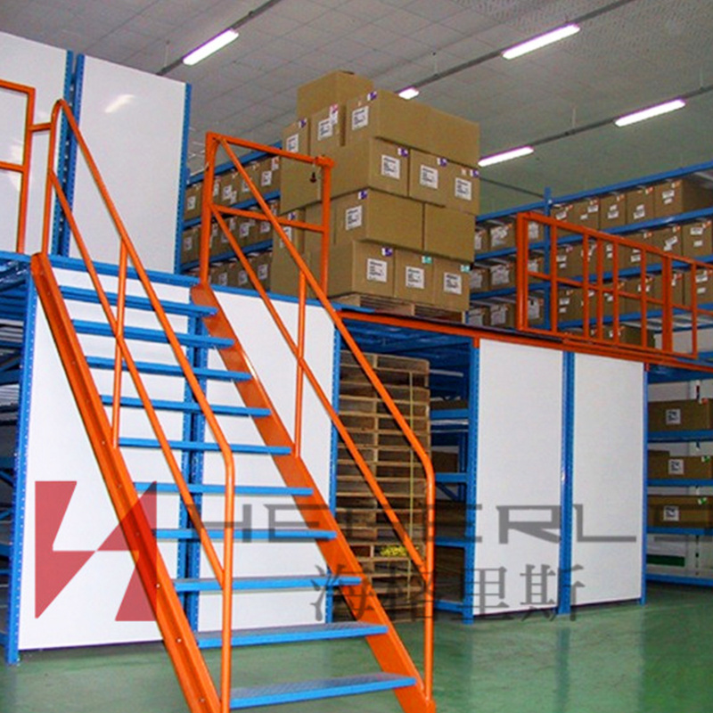 Double Deep Pallet Racking Mezzanine Floor System Warehouse Rack Storage Shelving Rack