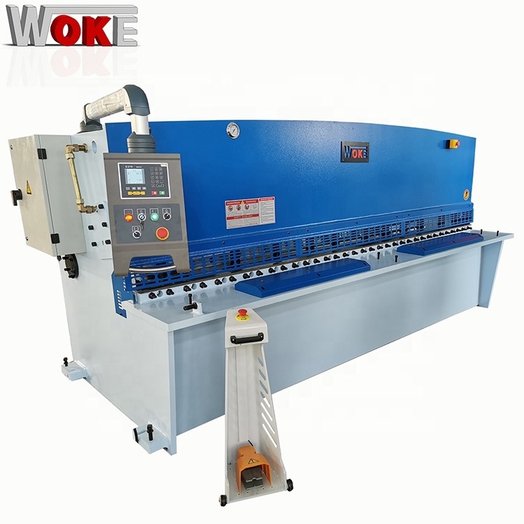 Motorized back gauge swing beam plate shear, steel plate cutting machine, guillotine shear machine